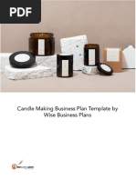 Candle Making Business Plan Template