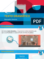 Texto Dramático: Educação Literária