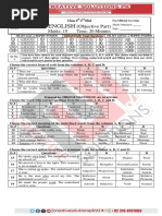 9th Class Second Half Test