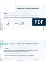 Ecuaciones y Unidades para Variables Termodinámicas