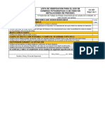 Lista de Verificación-027 para El Uso de Camáras Fotográficas