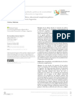 ¿Qué para Quiénes? Desigualdades, Políticas de Terminalidad Educativa y Derecho A La Educación en Argentina