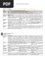 6to Básico-Rúbrica de Evaluación