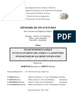 Mémoire de Fin D'Etudes: Étude Hydrodynamique D'Une Étanchéité Mécanique À Labyrinthes Pour Rotors de Machines Tournantes