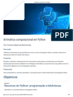 Aritmética Computacional em Python