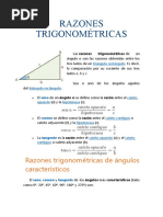 Razones Trigonométricas