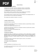 Ficha Técnica 1. Nombre Del Medicamento