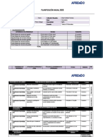 Programación Anual - Inglés - VII (QUINTO)