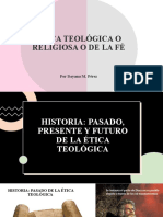 Ética Teológica o Religiosa o de La Fé