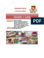 Exportacion de Yogurt Con Chia