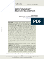 La Regulación de La Sucesión, Los Pactos Matrimoniales Y Las Incoherencias Entre Las Normas de Derecho Internacional Privado Europeo