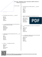 514 - Adverbial Clauses Test Exercises Multiple Choice Questions With Answers Advanced Level 15