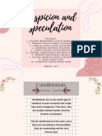 Suspicion and Speculation