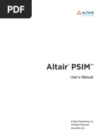 User's Manual: © Altair Engineering, Inc. All Rights Reserved