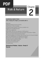 Risk & Return: Chapte R