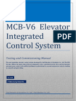 MCB-V6 Elevator Integrated Control System: Testing and Commissioning Manual