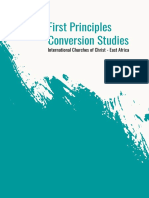 First Principles Conversion Studies: International Churches of Christ - East Africa