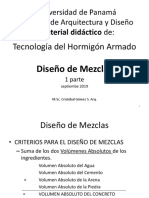 Tecnología Del Hormigón Armado: Diseño de Mezclas