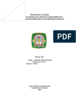 Proposal Usaha: Pembuatan Makanan Awetan Nabati/Hewani Mata Pelajaran Prakarya Dan Kewirausahaan