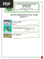 Guía de Aprendizaje en Casa No 006 GRADO 11°: Fecha de Recibido Duración