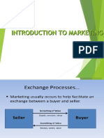 Introduction To Marketing