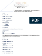 Gabarito Da Atividade em Sala de Aula de Matemática Financeira - Prof. Carlos André Barbosa de Jesus - 13.04.2023 - Quinta-Feira