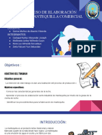 Proceso de Elaboración de La Mantequilla Comercial: Docente: Integrantes