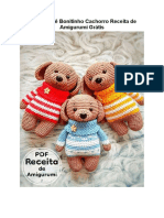 PDF Croche Bonitinho Cachorro Receita de Amigurumi - 220901 - 074837