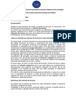 Informe de Lectura