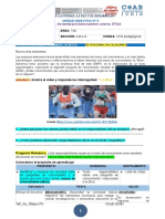 DMPA #6: de Donde Proviene Nuestros Valores: ÉTICA: Coar: Área: TDC Sección: HORAS: 3 Hrs Pedagógicas