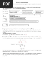 Sistema de Ecuaciones Lineales Explicacion