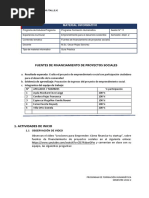 Fuentes de Financiamiento de Proyectos Sociales: Material Informativo