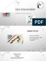 Evana Verasammy: Administrative Skills