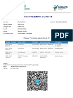 Kartu Vaksinasi Covid-19: Riwayat Pemberian Vaksin Covid-19