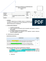 Evaluación Del Nivel de Logro de Las Competencias Del Perfil Del Graduado Nivel 1