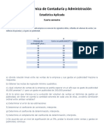 Unidad Académica de Contaduría y Administración: Estadística Aplicada