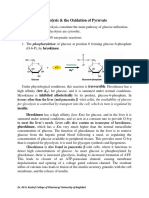 2.glycolysis & Oxidation of Pyruvate