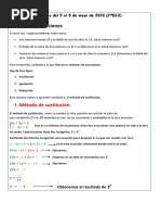 Metodo de Sustitución