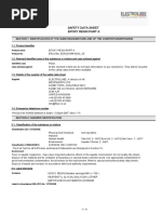 Safety Data Sheet Epoxy Resin Part A