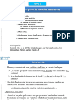 Descripción de Variables Estadísticas: Tema 3