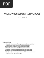 Microprocessor Technology-1