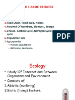 Eco 1-Basic Ecology