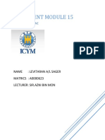 Assignment Module 15: Gas Turbine Engine