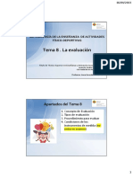 Tema 8. La Evaluación