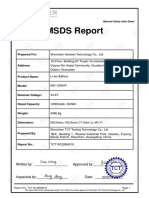 MSDS Report: Prepared For