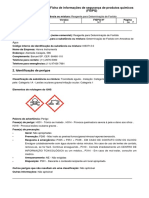 Ficha de Informações de Segurança de Produtos Químicos (Fispq)