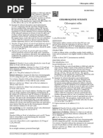 Chloroquine Sulfate: Chloroquini Sulfas