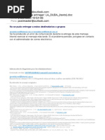 No Se Pudo Entregar A Estos Destinatarios o Grupos:: Información de Diagnóstico para Los Administradores