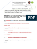 Evaluacion Sumativa / Lengua Y Literatura 7mos. Años Básicos