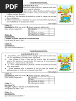 Compréhension Du Texte La Protection de La Terre 5ap